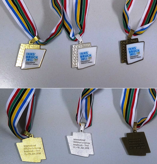 Medalje ICG 2016 Innsbruck