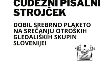 Čudežni pisalni strojček dobil srebrno plaketo